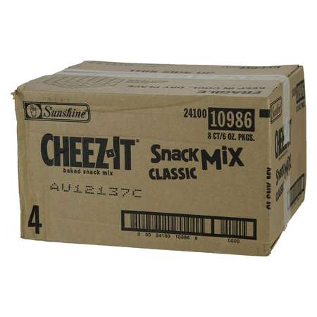 CHEEZ-IT Cheez-It Grab Bag Reclosable Classic Snack Mix 6 oz., PK8 2410010986
